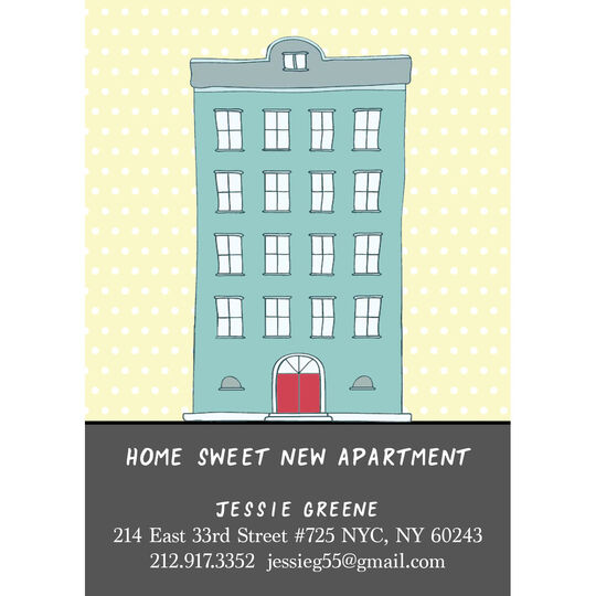 New Apartment Moving Announcements
